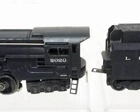 1120 LIONEL TRAIN O GAUGE #2020 LOCOMOTIVE WITH #6026W TENDER
