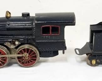 1196 IVES TRAIN STANDARD GAUGE #3240 ENGINE *THE IVES RAILWAY LINES* #1132 LOCOMOTIVE ^ #40 TENDER