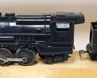 1164 MARX O GAUGE TRAIN, LOCOMOTIVE WITH TENDER