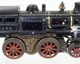 1036 FAO SCHWARZ O GAUGE TRAIN ENGINE