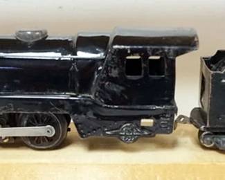 1169 MARX O GAUGE TRAIN, LOCOMOTIVE WITH TENDER
