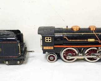 1187 LIONEL STANDARD GAUGE #340E LOCOMOTIVE WITH #390T TENDER