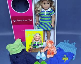American Girl 2010 Lanie Holland Doll, Several Outfits Included
