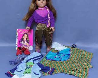 American Girl 2005 Doll Of The Year "Marisol Luna" (Retired) With Book, And Clothing