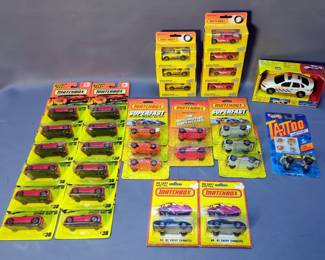 Matchbox Die Cast Car Assortment Includes 1962 Corvette, Corvette Sting Ray III, And More, In Original Packaging, Total Qty 31