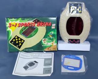 Vintage Tandy Electronic 3-In-1 Sports Arena Toy, With Original Box