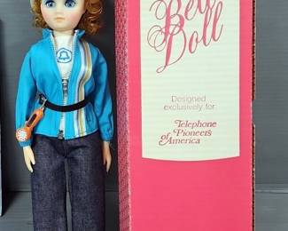 A&H Dolls Telephone Pioneers Of America "Bell" Doll, And Golden Beatles Album Music Book