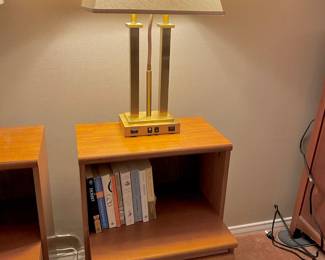 Pair of Danish Teak Night Stands 