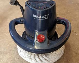 Waxmaster Orbital Waxer/Buffer/Polisher, Model W109, And Drill Master 6" Palm Polisher, Model 69487, Both Power On