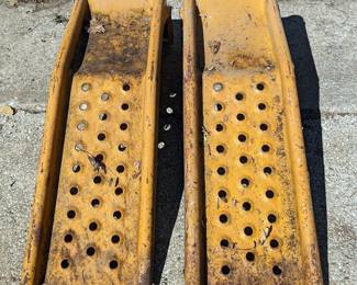 Metal Car Ramps, 10" x 10.5" x 34.5", Qty 2