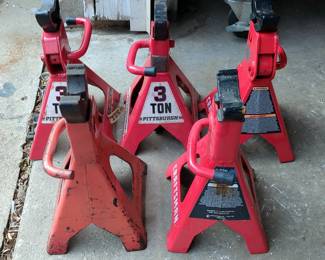 Craftsman And Pittsburgh 3 Ton Jack Stands, Qty 5
