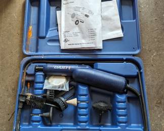 Chicago Electric Power Tools 6 Amp Reciprocating Saw With Rotating Handle, Model 62370, And Chamberlain Dart Dual Action Rotary/Reciprocating Tool, Model DT2000, In Hard Sided Carry Case, Both Power On