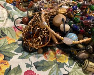 LOTS Of Costume Jewelry Necklaces