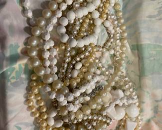 LOTS Of Costume Jewelry Necklaces