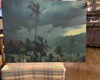 Highwayman Painting Signed Milby  Frank Milby Provincetown Artist