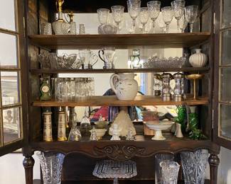 Cut Glass & China As Well