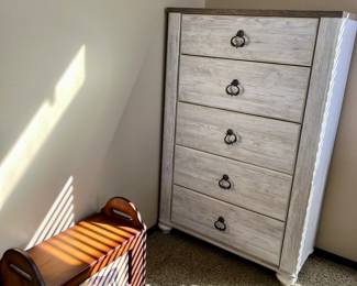 Dresser and small trunk