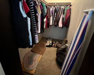 Women's clothing, rugs, and mats