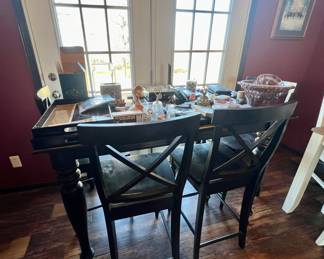 Tall table with chairs
