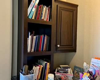 Cookbooks, readers, and sunglasses