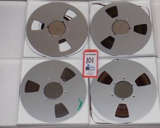 Lot 101
4 ROLLS AUDIO TAPE NOS