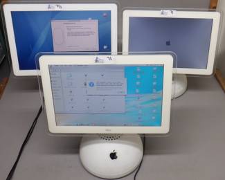LOT OF 3 VINTAGE IMAC COMPUTERS