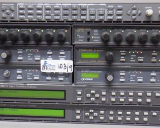 LOT OF 9 ELECTRONICS INCLUDING TEK WVR88FP, HARRIS AND MORE