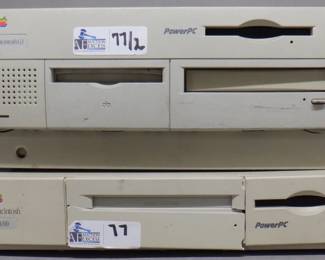 LOT OF 2 VINTAGE MCINTOSH COMPUTERS INCLUDING G3, 6100-60