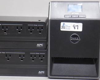 LOT UPS INCLUDING APC, DELL