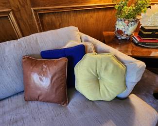 MCM Velvet and Silk Pillows