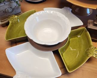 Vintage Lazy Susan Appetizer Dish