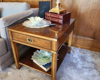 Thomasville Vintage Campaign Style End Table (pair avialable)