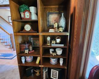 Amazing Vintage Campaign Style Bookcases (2 available)