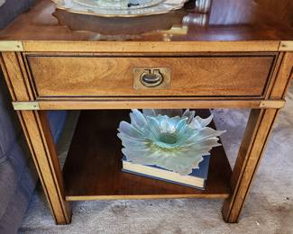 Thomasville Vintage Campaign Style End Table (pair avialable)