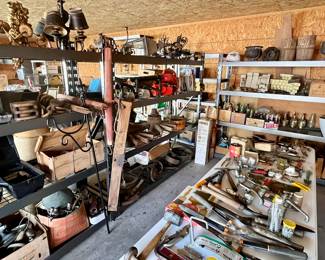 Large variety of garage and workshop items