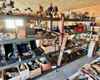 Large variety of garage and workshop items