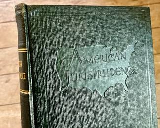 62-Volume Legal Library "American Jurisprudence" from the 1940's-50's - Very Nice Condition!