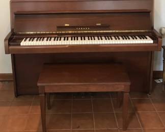 Yamaha Professional Upright Piano & Bench
