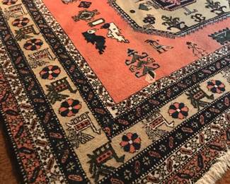 Hand Woven Persian Style Wool Rug 124"x 181"
