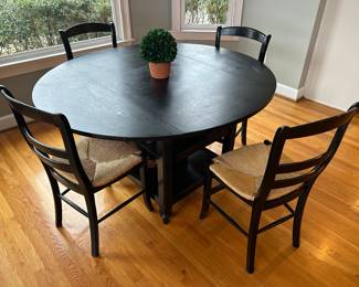 Pottery Barn Kitchen table and 4 chairs 