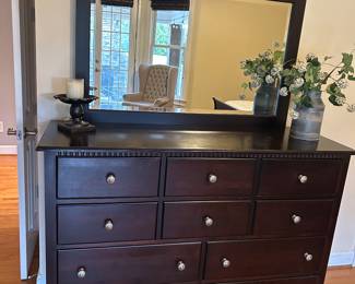 Dresser and mirror 