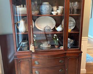 Mahogany china cabinet 