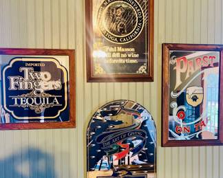 More Mirrored Bar Signage 