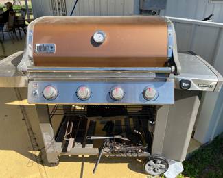 Stainless Steel Weber GS-4 High Performance Grill on Wheels 
   Genesis II