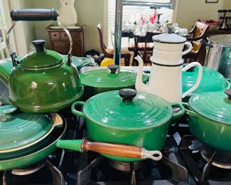 Collection of Vintage LeCreuset Cookware