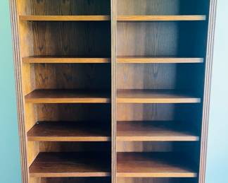 Two (2) Sturdy Longleaf  Pine Bookshelves