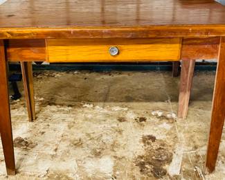 Two (2) Mid Century Handmade Cedar Tables 