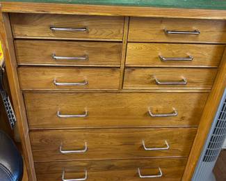 Hobby storage chest. Front panel not shown 