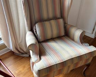Pair of wing chairs