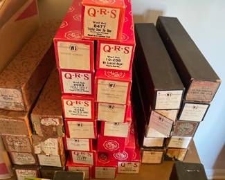 Vintage Player Piano Rolls